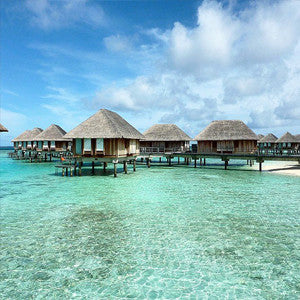 Night at an Overwater Bungalow in the Maldives